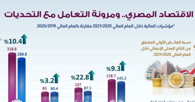 معلومات الوزراء: الاقتصاد المصرى حقق فائضا أوليا العام المالى 2021/2020 