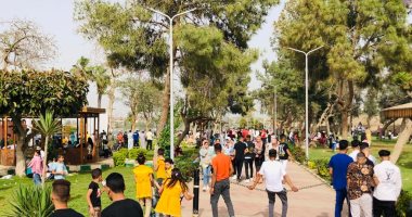 إقبال كثيف على زيارة حدائق الرى بالقناطر الخيرية والمركز الثقافى الأفريقى بأسوان