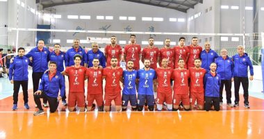 طائرة الأهلى يهزم القليبى التونسى 3 / 0 فى بطولة أفريقيا بتونس