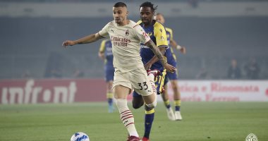ميلان يتعادل مع هيلاس فيرونا 1-1 فى الشوط الأول بالدوري الإيطالي.. فيديو