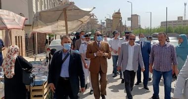 مدير أمن الغربية يقود حملة لنقل البائعين بمشاركة رئيس حى ثانى المحلة.. صور