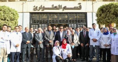 وزير التعليم العالى والبحث العلمى يتفقد 5 مستشفيات بمحافظة الدقهلية