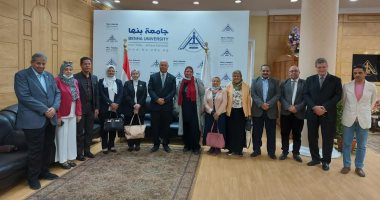 رئيس جامعة بنها يستقبل فريق زيارة تجديد الاعتماد الأكاديمي لكلية الطب البشرى