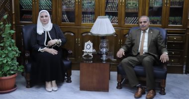 رئيس جامعة الأزهر ووزيرة التضامن يفتتحان منتدى "لا للإرهاب".. صور