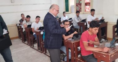100% ؜دخول طلاب أولى ثانوى على المنصة الإلكترونية بامتحان العربى فى الدقهلية