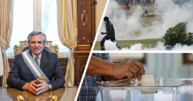 العالم هذا الصباح.. أعمال شغب واشتباكات فى سريلانكا بعد استقالة رئيس الوزراء.. الرئيس الأرجنتينى لا يستبعد الترشح لولاية ثانية.. بدء الصمت الانتخابى لاقتراع الموظفين المشاركين بتنظيم الانتخابات النيابية بلبنان