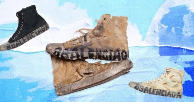 العلامة التجارية Balenciaga تطرح حذاء مليئا بالثقوب ومتسخا.. ممكن تشتريه؟