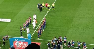 ممر شرفى لنجوم ريال مدريد من لاعبى ليفانتى بعد التتويج بالدورى الإسباني.. فيديو