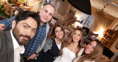 عمرو صحصاح ينتهى من تصوير "بحبك" مع تامر حسنى
