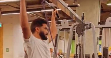 صالح جمعة يكثف تدريباته فى "الجيم" لإنقاص وزنه واستعادة فورمته