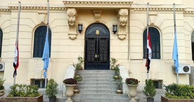 محافظة القاهرة تنكس أعلامها حدادا على رئيس دولة الإمارات 