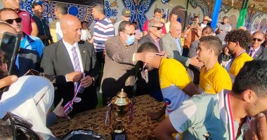 افتتاح ملعب كرة قدم بالعريش وختام دورى مراكز الشباب 