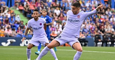 التعادل السلبى يحسم الشوط الأول بين خيتافى ضد برشلونة فى الدوري الإسبانى