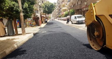 الانتهاء من رصف شارع الكاشف بحى شرق سوهاج بتكلفة 700 ألف جنيه