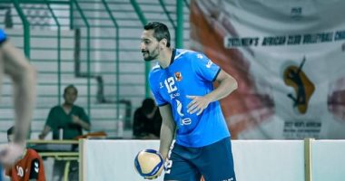 لاعب طائرة الأهلى يتعهد بحصد لقب أفريقيا لتعويض الإخفاق المحلى
