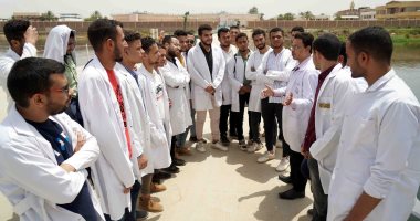 شركة مياه سوهاج تنظم جولة لطلاب كلية التمريض للتعرف على مراحل التنقية