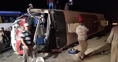 مصرع شخص وإصابة 5 آخرين في انقلاب سيارة ملاكي على طريق الزعفرانة في البحر الأحمر