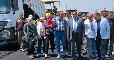 محافظ البحيرة: توسعة محور الليثى بدمنهور بطول 6 كم بـ122 مليون جنيه.. صور