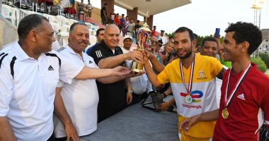 بحضور المحافظ.. حجازة قبلى يحصد بطولة دورى مراكز الشباب بقنا
