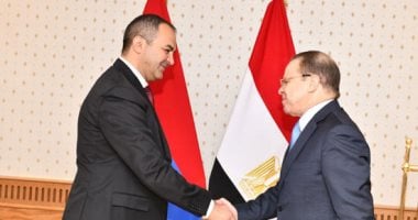 شاهد.. النائب العام يوقع مذكرة تفاهم نظيره الأرميني فى مكافحة الإرهاب والجرائم للحدود