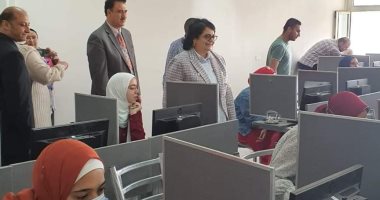 بدء الاختبارات الإلكترونية التجريبية لكليات القطاع الطبى فى المنوفية