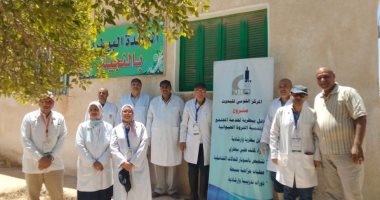 الكشف على 2862 رأسا من الأغنام والماعز ضمن قافلة بيطرية فى مطروح.. صور