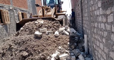 إزالة 7 حالات تعدٍ بإجمالى 792 مترا بنطاق 3 مراكز فى البحيرة