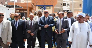 محافظ قنا يفتتح محطة رفع صرف صحى بنقادة بتكلفة 15 مليون جنيه