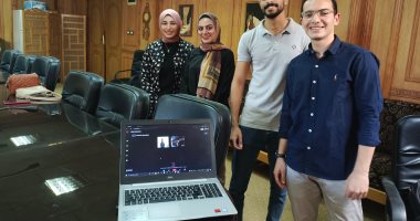 مترجم لغة إشارة إلكترونى.. شاهد ابتكار طلاب جامعة القناة يضع ذوى الهمم فى قلب الحياة
