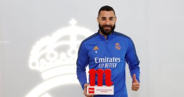 بنزيما يتوج بجائزة لاعب شهر إبريل فى ريال مدريد 