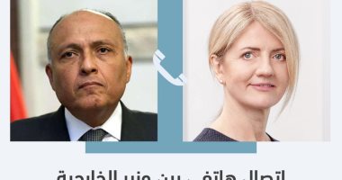 شكرى يبحث مع وزيرة خارجية إستونيا ملفات التعاون الثنائي بين البلدين