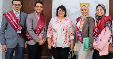 جامعة المنوفية تحصد المركز  الثانى فى مسابقة الطالب والطالبة المثالية بجامعة الفيوم