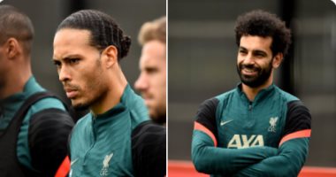 محمد صلاح وفان دايك فى تدريبات ليفربول استعدادا لمواجهة وولفرهامبتون.. صور