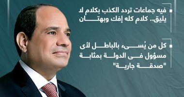 حديث العقل والقلب من الرئيس السيسى خلال افتتاح مشروع مستقبل مصر  (إنفوجراف)