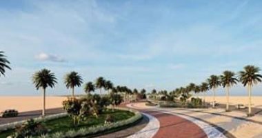 شاهد التصور النهائي لأعمال تطوير طريق المطار بالغردقة.. صور