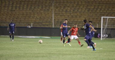الأهلي وإنبي .. دويدار يهدد مرمى الشناوى بقذيفة فى الدقيقة 28 "فيديو"