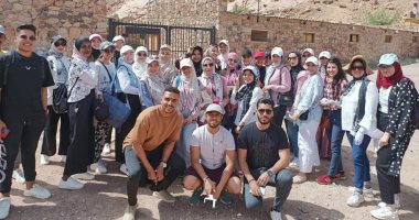 رحلة لطلاب علوم جامعة القناة إلى محميتي سانت كاترين ونبق.. صور