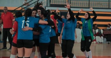فوز سيدات طائرة الأهلى على بطل غانا 1/3 فى بطولة أفريقيا بتونس 