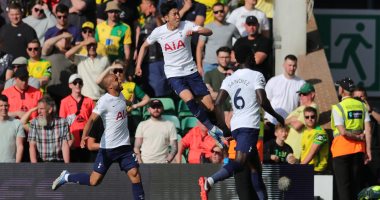 توتنهام يكتسح نورويتش بخماسية ويحسم بطاقة التأهل لدورى أبطال أوروبا