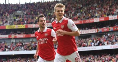 ملخص وأهداف مباراة أرسنال ضد إيفرتون 5-1 فى الدورى الإنجليزى