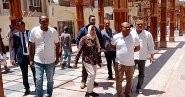 محافظ أسوان: لجنة متكاملة لرفع الإشغالات بالسوق السياحى والحد من العشوائيات