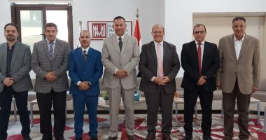 لجنة لاعتماد وحدة التدريب على تكنولوجيا المعلومات بجامعة المنصورة الجديدة 
