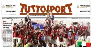 ميلان يتصدر أغلفة صحف إيطاليا بعد حصد لقب الدوري منذ 11 عامًا