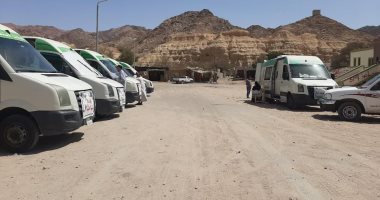 الكشف على 1138 مواطنا ضمن القوافل الطبية بمدن أبو رديس والطور وشرم الشيخ