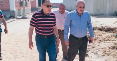 محافظ الشرقية يتفقد مشروع محطة معالجة الصرف بقصاصين الشرق 