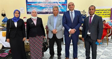 وحدة التضامن الاجتماعى تفتتح معرضا للأسر المنتجة والحرف اليدوية بجامعة حلوان 