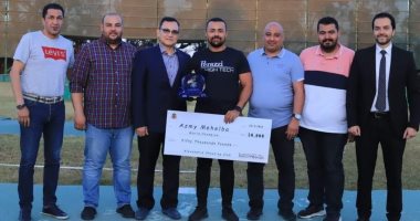 صيد الإسكندرية يكرم عزمى محيلبة بعد الحصول على بطولة العالم فى الرماية