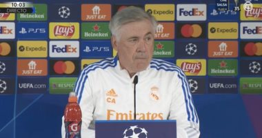 أنشيلوتى: تصريحات صلاح عن الثأر دافع ريال مدريد للانتقام بدورى الأبطال