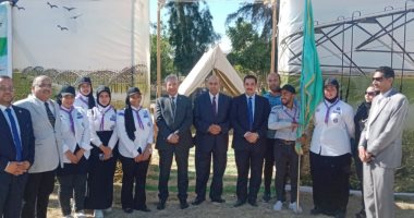 رئيس جامعة المنيا يفتتح المهرجان الكشفى الرابع لجوالى الكليات.. صور