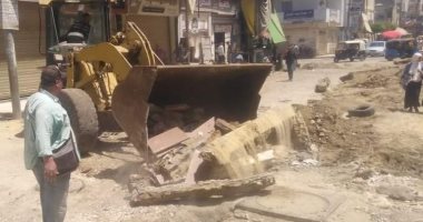 حملات أمنية لإزالة كافة التعديات والمخالفات بالدقهلية.. صور